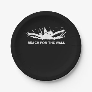 Funny Swimming  Gift  Swimmer Sport Swim Team Paper Plate