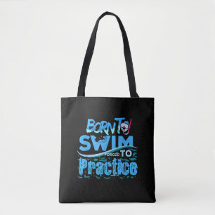 Funny Swimming Gift Swimming Design Tote Bag