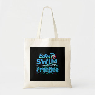Funny Swimming Gift Swimming Design Tote Bag