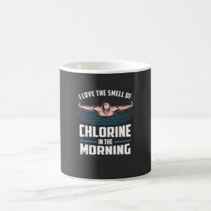 Funny Swimming - I Love The Smell Of Chlorine Coffee Mug