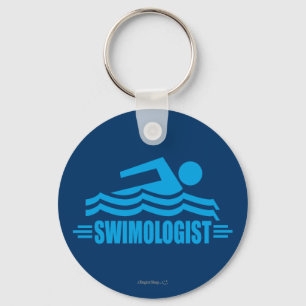 Funny Swimming Key Ring