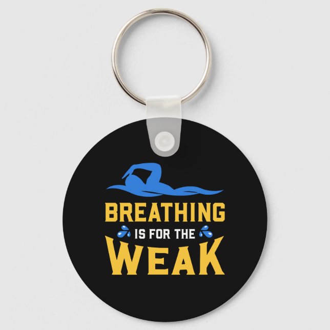 Funny Swimming Key Ring (Front)