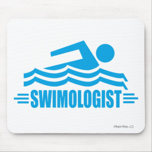 Funny Swimming Mouse Mat