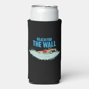 Funny Swimming Quote Swimmer Gift Seltzer Can Cooler
