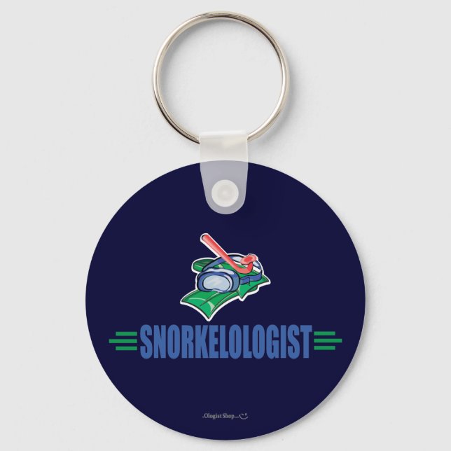 Funny Swimming, Snorkel Key Ring (Front)