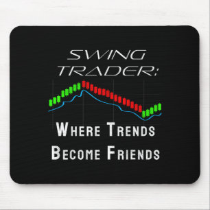 Funny Swing Trader Trading Stock Market Mouse Mat