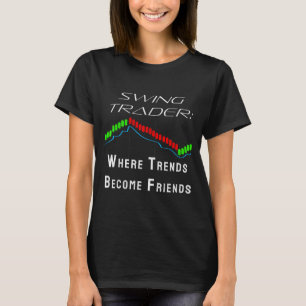 Funny Swing Trader Trading Stock Market  T-Shirt