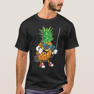 Funny Swinging Pineapple Lover  Cute Swinger Men W T-Shirt