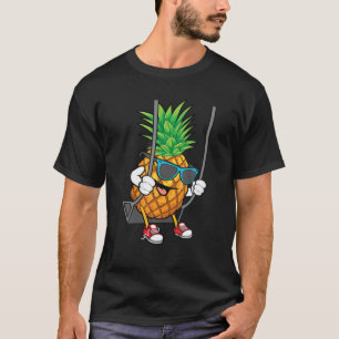 Funny Swinging Pineapple Lover Gift   Cute Swinger T-Shirt