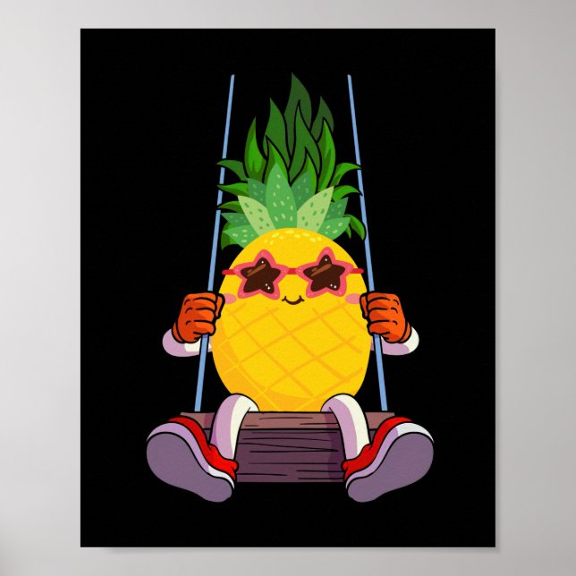 Funny Swinging Pineapple Swinger Poster (Front)