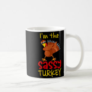 Funny Sy Turkey Matching Family Group Thanksgiving Coffee Mug