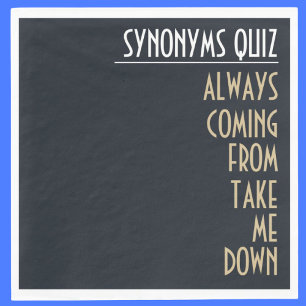 Funny Synonym Rickroll Party Napkin