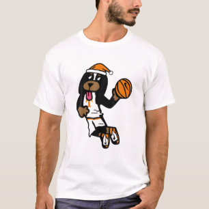 Funny T.Ennessee Basketball Santa Smokey Package T-Shirt