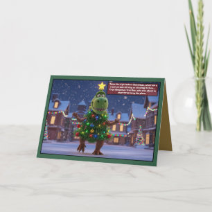 Funny T Rex Card