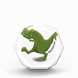 Funny T rex dinosaur cartoon humor Photo Block