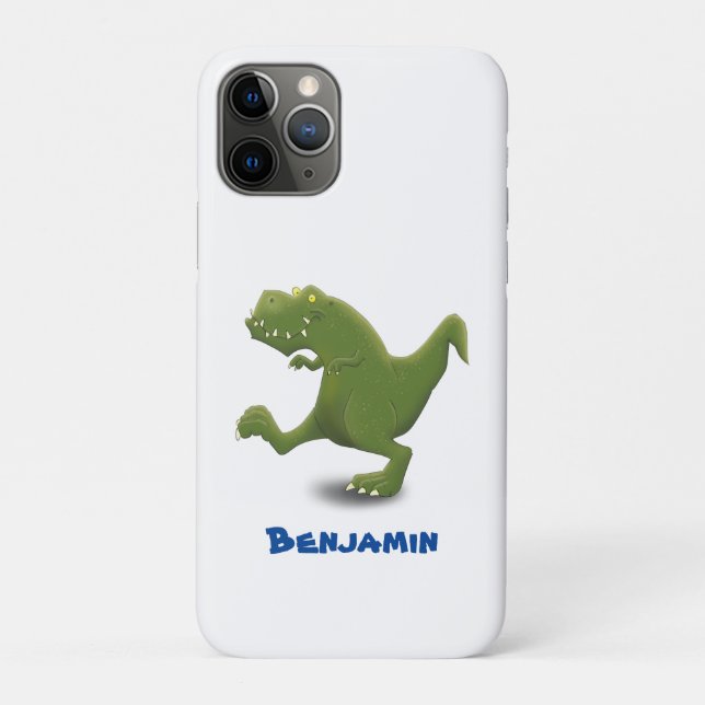 Funny T rex dinosaur cartoon humour  Case-Mate iPhone Case (Back)