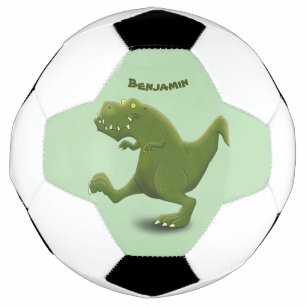 Funny T rex dinosaur cartoon humour Football