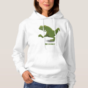 Funny T rex dinosaur cartoon humour Hoodie