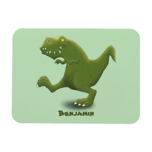 Funny T rex dinosaur cartoon humour Magnet