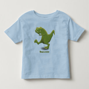 Funny T rex dinosaur cartoon humour Toddler T-Shirt