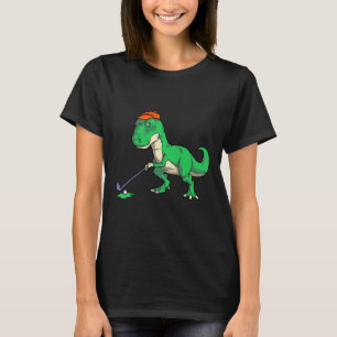Funny T Rex Dinosaur Golf Gifts Shirts For Men Gol