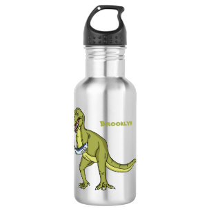 Funny T rex dinosaur illustration 532 Ml Water Bottle