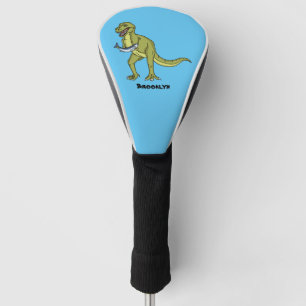 Funny T rex dinosaur illustration Golf Head Cover