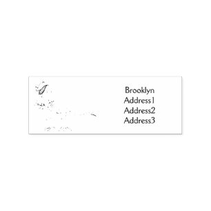 Funny T rex dinosaur illustration Rubber Stamp
