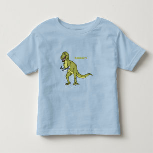 Funny T rex dinosaur illustration Toddler T-Shirt