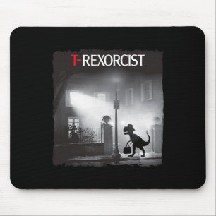 Funny T-rex Horror Parody Dinosaur Halloween Retro Mouse Mat