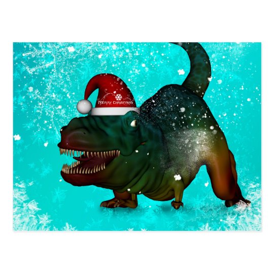 Funny T-rex Postcard