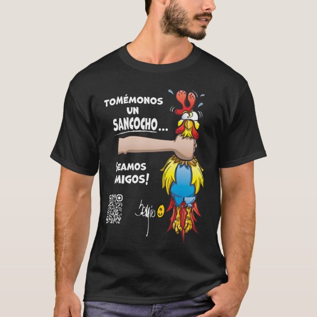 Funny T-shirt about colombia's Sancocho (Front)
