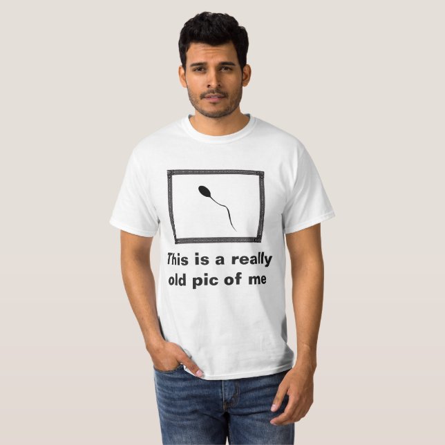 Funny T-shirt Collection: My old picture of myself (Front Full)
