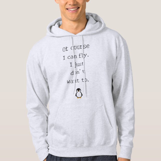 Funny T-Shirt Hoodie (Front)