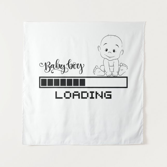 Funny T-shirt Infant Pregnancy Child Mother, 1/2 Tapestry (Front)