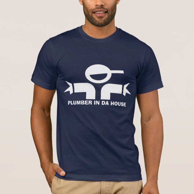 Funny t-shirt with quote for plumbers (Front)