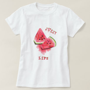 Funny T-Shirt with Sweet Juicy Watermelons