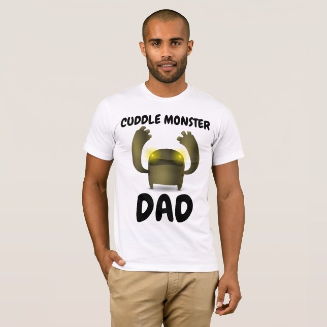 Funny T-shirts for Dad, Cuddle Monster (Front Full)