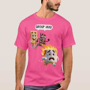 Funny T Shirts For Men Smores Camping Roasting Out