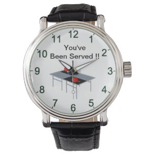 Funny Table Tennis, Mens Wrist Watch