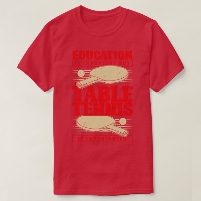 Funny Table Tennis Player Gift  T-Shirt (Design Front)
