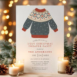 Funny Tacky Ugly Christmas Sweater Party Invitation<br><div class="desc">Funny Tacky Ugly Christmas Sweater Party Invitation. Personalise this custom holiday design with your own party details. Perfect for a family Christmas dinner or for a Corporate holiday party!</div>