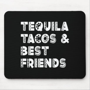 Funny taco and my friend cinco de mayo outfit mouse mat