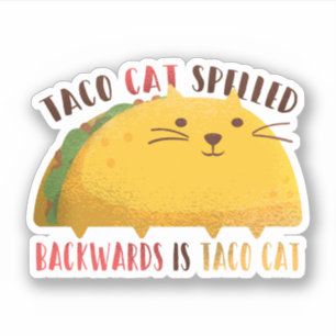 Funny Taco Cat Cartoon Teen Boy Girl Mexican Gifts