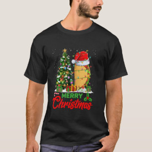 Funny Taco Christmas Tree Lights Mexican Food Love T-Shirt