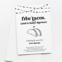 Funny Taco Couple's Baby Shower Invitation