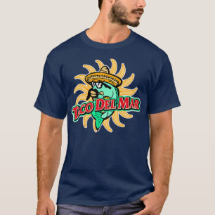 Funny Taco del Mar Design T-Shirt