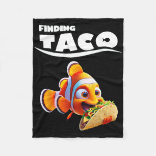 Funny Taco Lover Cinco De Mayo Mexican1  Fleece Blanket