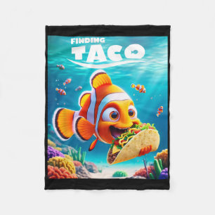 Funny Taco Lover Cinco De Mayo Mexican Fleece Blanket