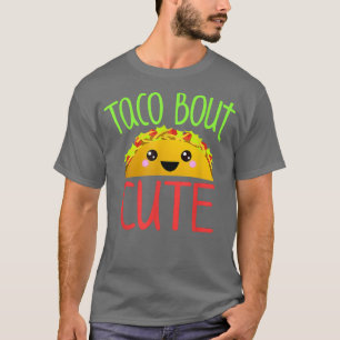 Funny Taco Lover Shirt TACO BOUT CUTE Girl Boy Kid